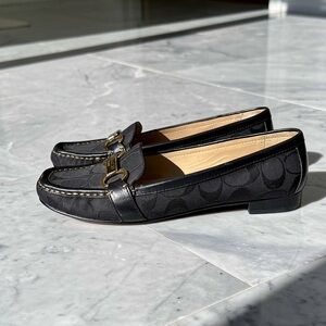 Coach Signature Logo Loafers